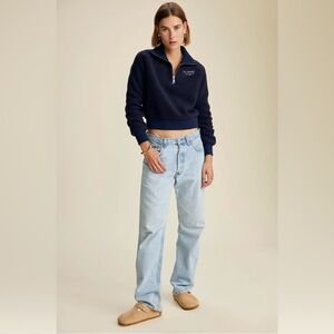 Sporty & Rich Sherpa Quarter Zip